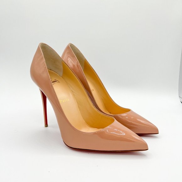 Christian Louboutin Pigalle Follies 100 Patent Leather Red Bottom Pumps - Picture 4 of 13